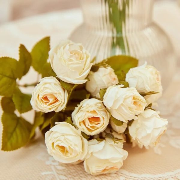 Bouquet de Roses Vintage Artificielles - 2