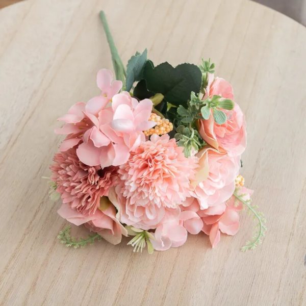 Bouquet de roses et d'hortensias - 5