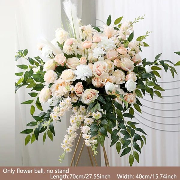 Arch de Mariage Floral Champagne - 6