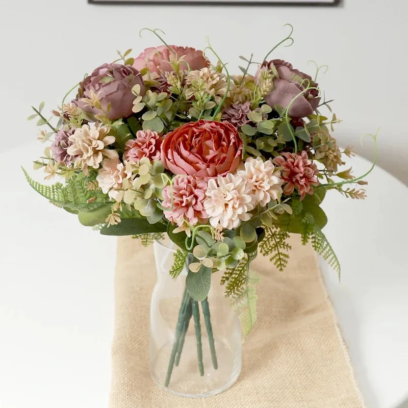 Fleurs Artificielles en Soie Design