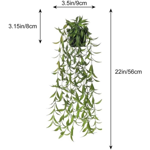 Bonsaï d'Eucalyptus Artificiel Suspendu - 7