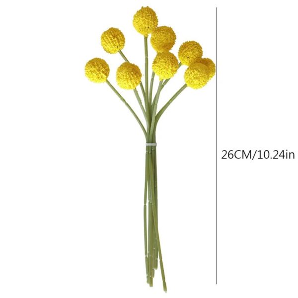 9 pièces Chrysanthème boule artificiel - 9