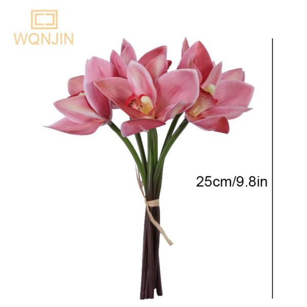 6 têtes de Cymbidium artificiel - 3